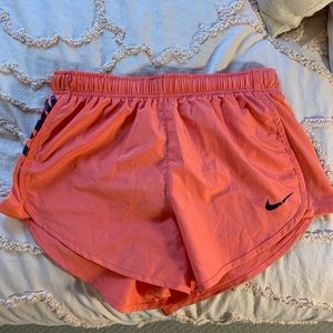 Bright Coral Nike Shorts